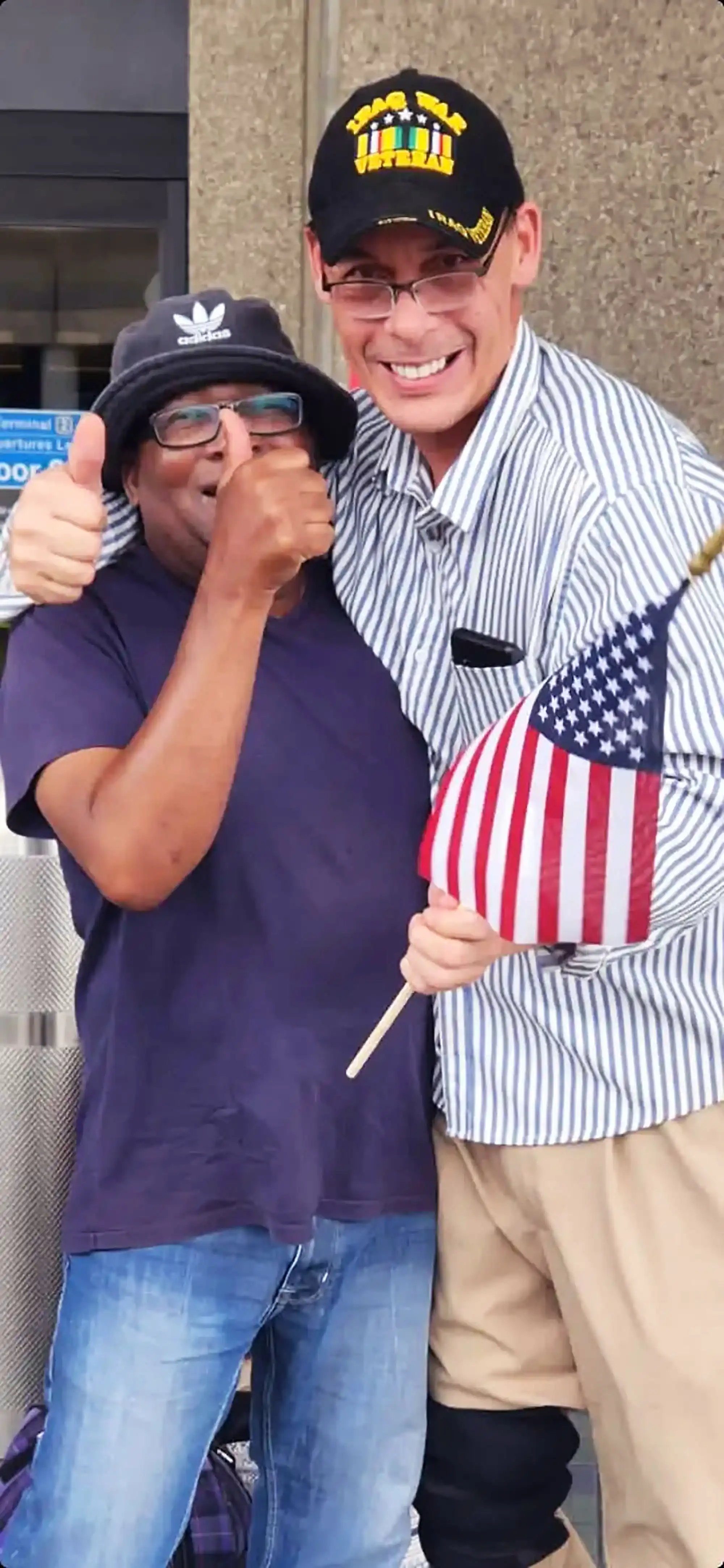 Author and Veteran David Haave works with the impoverished communities West Palm Beach 2019. --  David Haave